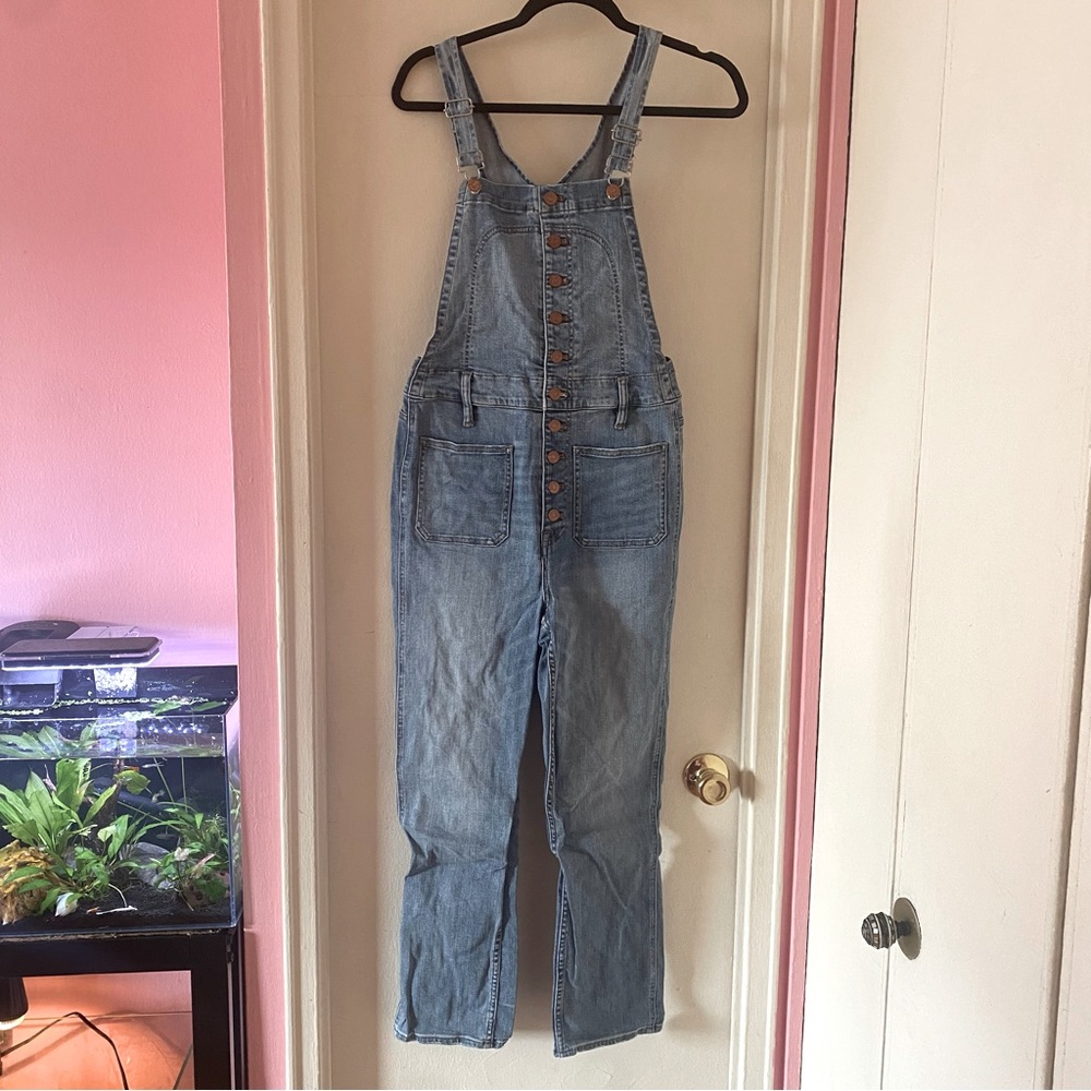 Madewell Denim Overalls with Square Pockets